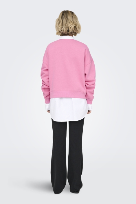 Only roze dames sweater | Model