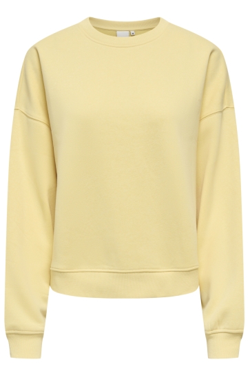 Only ONLBEST LIFE L/S CREW NECK SWT NOOS 15338727 LEMON MERINGUE