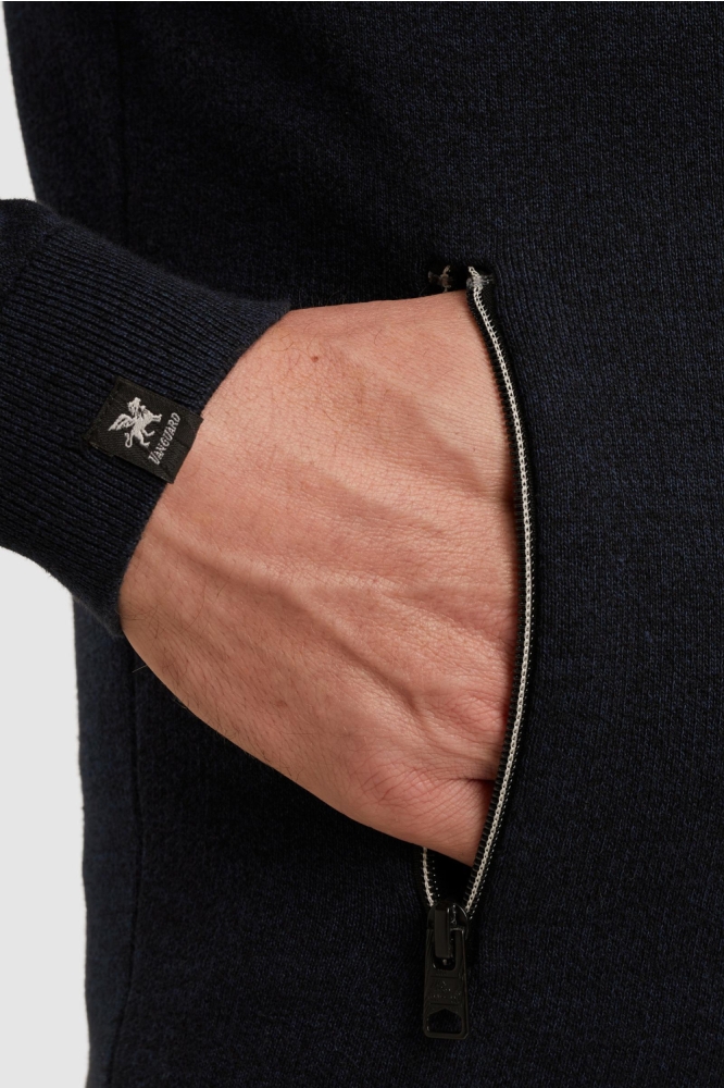 Vanguard blauwe heren vest | Kleurstaal