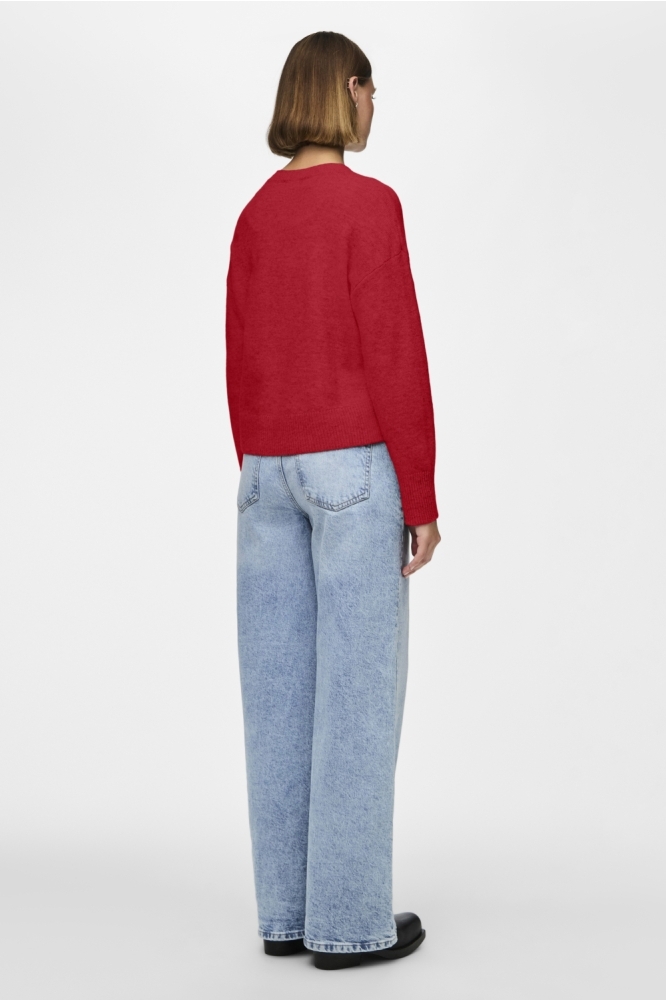 Pieces rode dames trui | Model