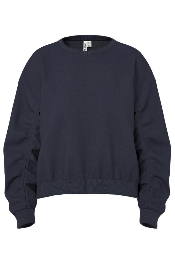 Hype Drop blauwe dames sweater | Vooraanzicht