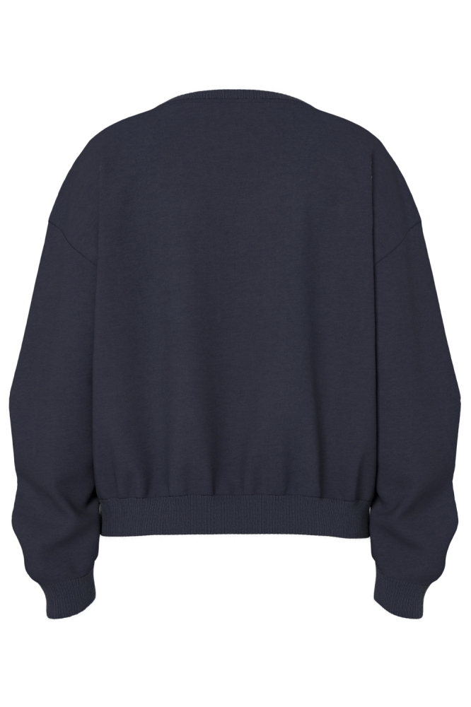 Hype Drop blauwe dames sweater | Achteraanzicht