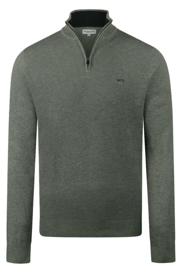 McGregor ZIP MOCK SWEATER MM252 1204 01 5108 WINTER SAGE