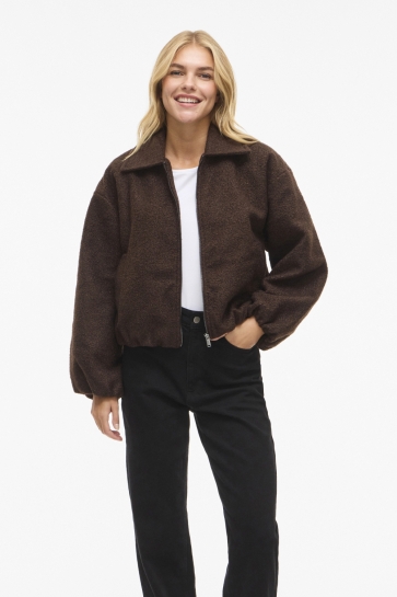 Vila Jas VIJADAS BOMBER JACKET 14107950 COFFEE BEAN