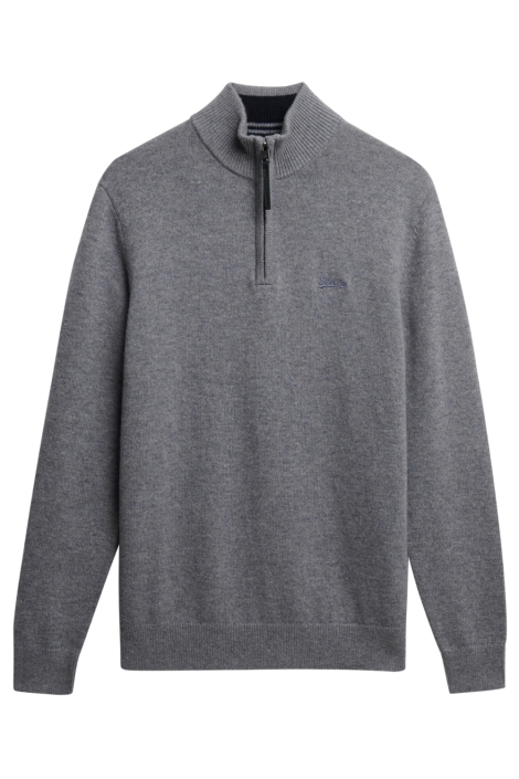 Superdry grijze heren trui | Vooraanzicht