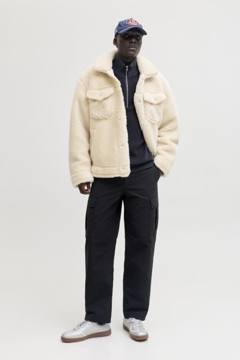 Jack & Jones blauwe heren trui | Sfeerbeeld, In situatie