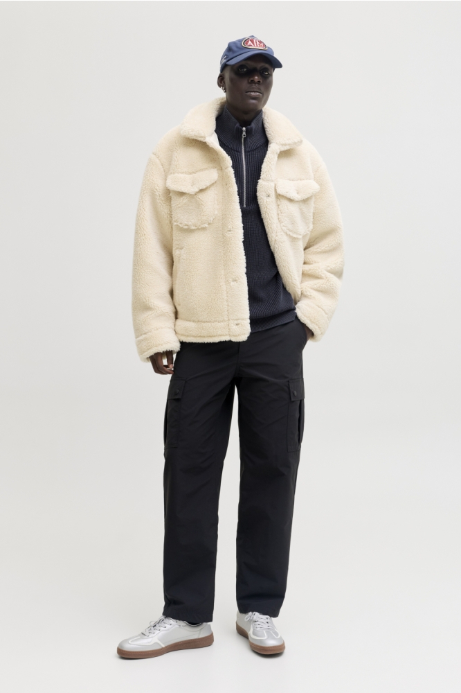 Jack & Jones blauwe heren trui | Sfeerbeeld, In situatie
