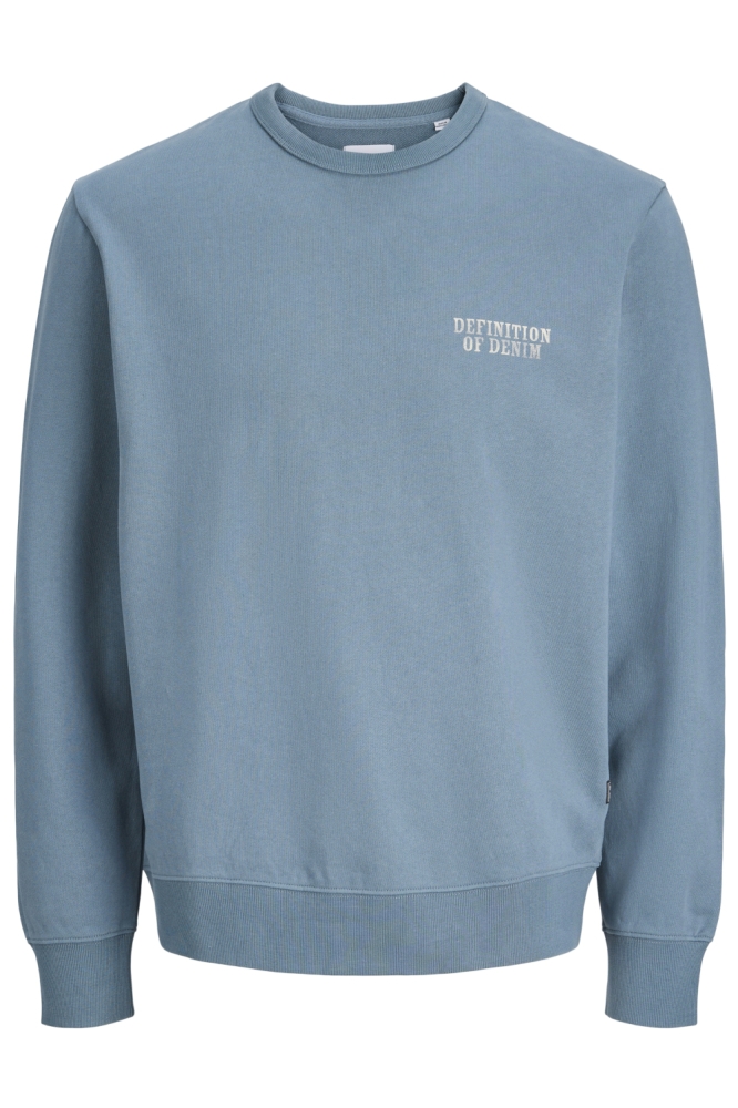 Jack & Jones blauwe heren sweater | Vooraanzicht