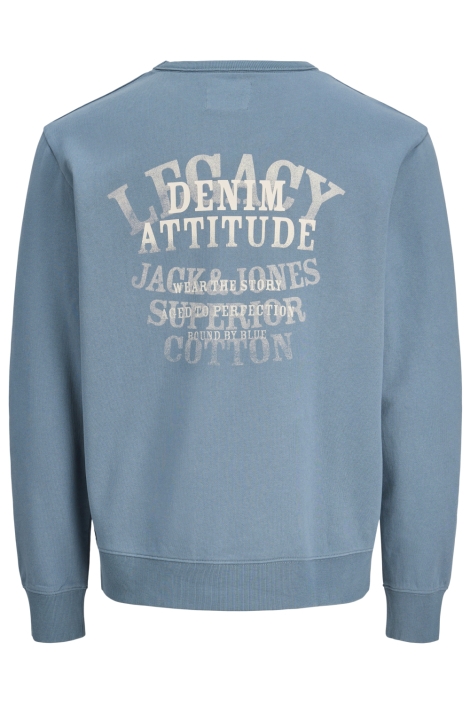 Jack & Jones blauwe heren sweater | Achteraanzicht