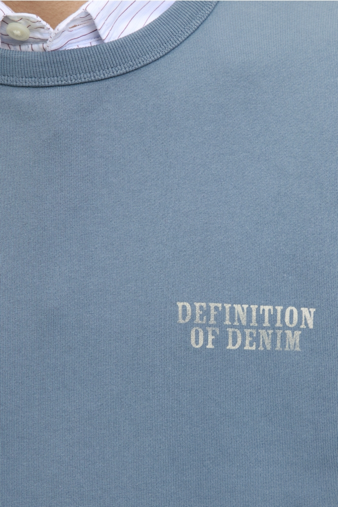 Jack & Jones blauwe heren sweater | Close up