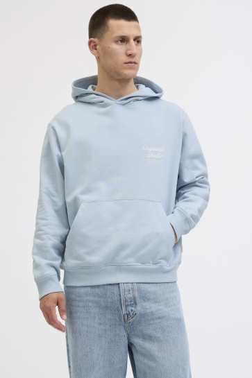 Jack & Jones Trui JORNORREBRO TYPO BACK SWEAT HOOD SN 12283054 SKYWAY
