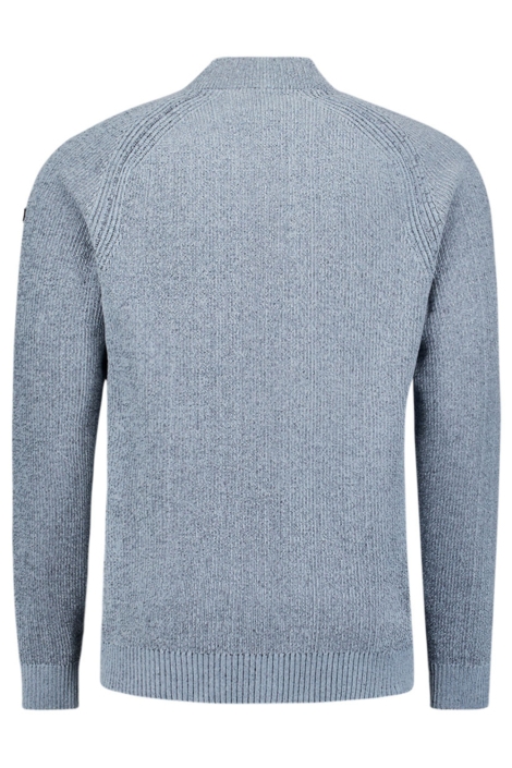 NO-EXCESS blauwe heren trui | Achteraanzicht