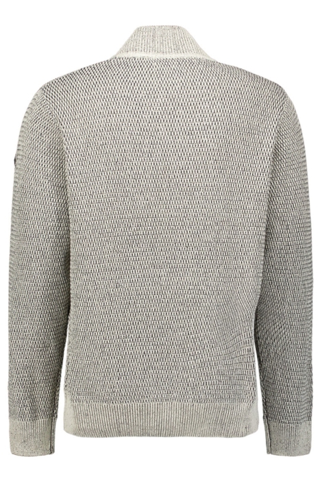 NO-EXCESS grijze heren trui | Achteraanzicht