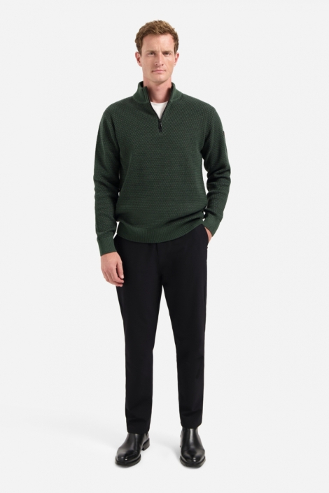 NO-EXCESS groene heren trui | Model