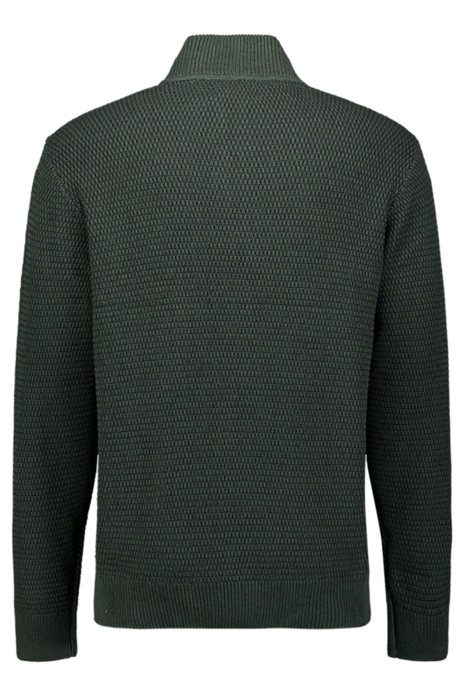 NO-EXCESS groene heren trui | Achteraanzicht