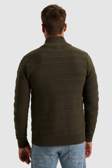 PME legend groene heren vest | Model achteraanzicht