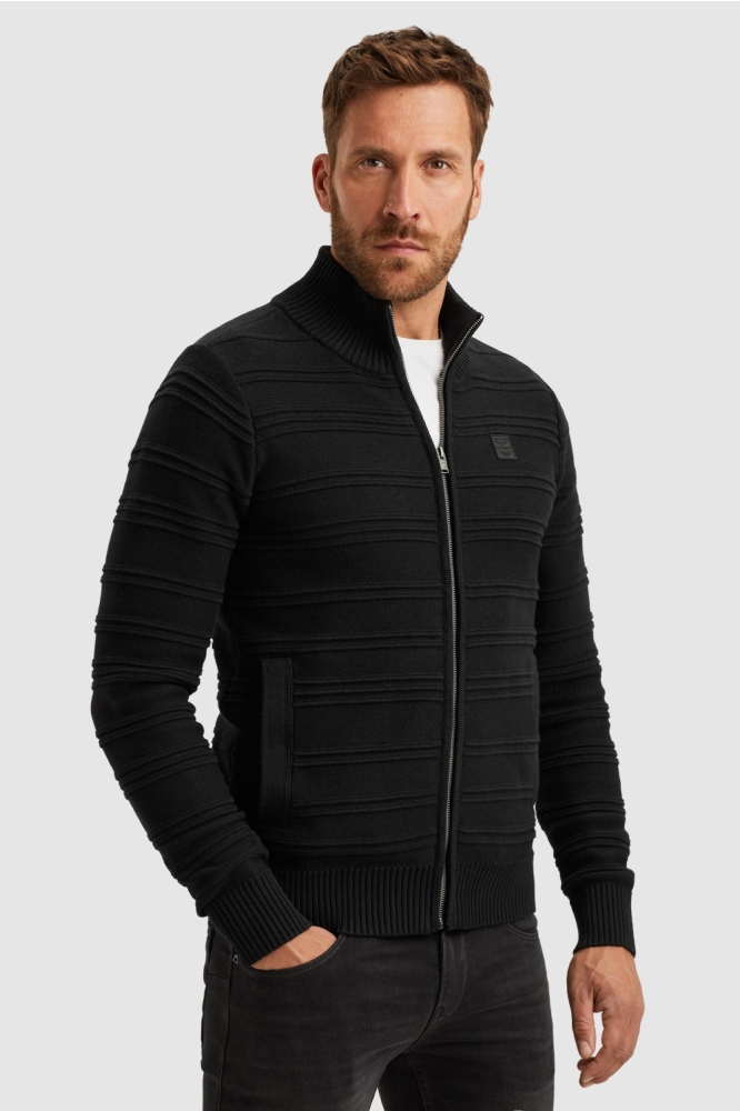 PME legend zwarte heren vest | Model zijaanzicht