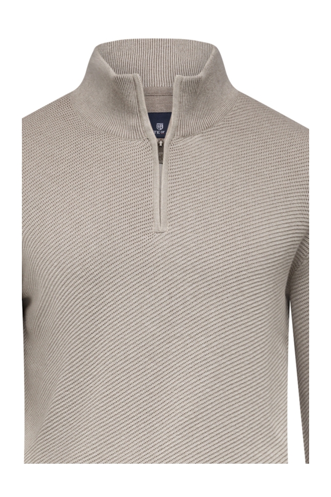 State of Art beige heren trui | Close up