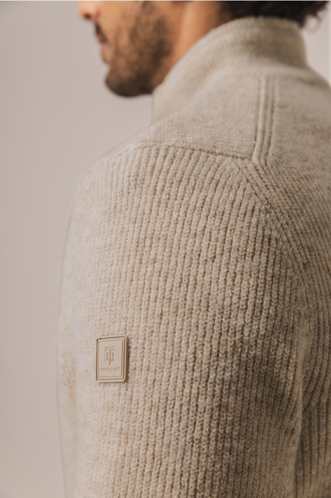 State of Art zand heren vest | Kleurstaal