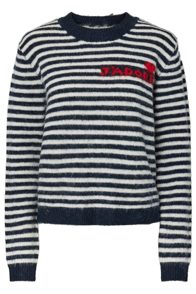 Pieces blauwe dames trui | 