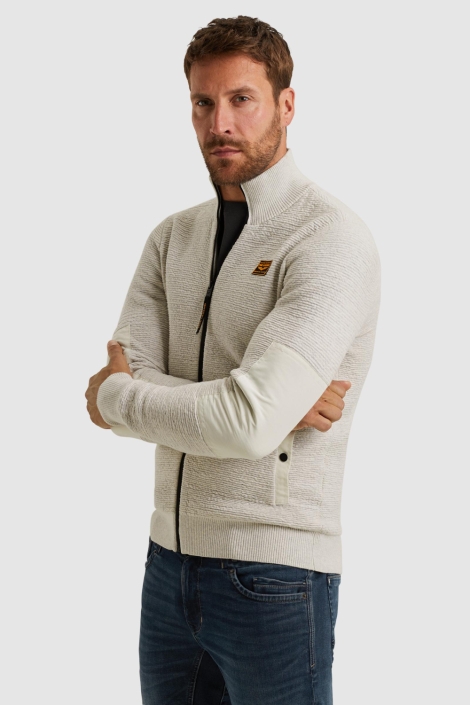 PME legend grijze heren vest | Model zijaanzicht