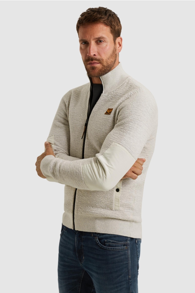 PME legend grijze heren vest | Model zijaanzicht