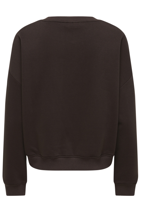 Only bruine dames sweater | Achteraanzicht