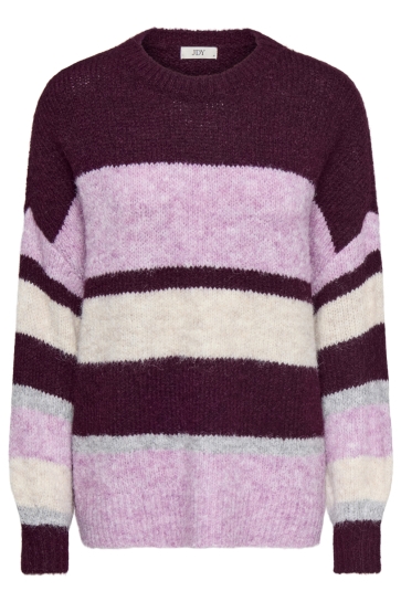 Jacqueline de Yong Trui JDYZOEY LIFE L/S ON COLORBLOCK PULL 15359620 Fig/MOONLITE M