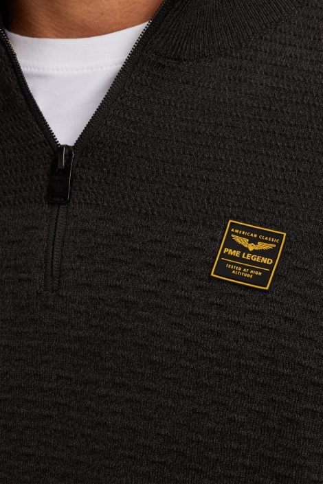 PME legend zwarte heren trui | Close up