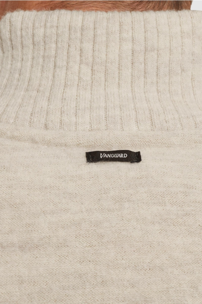 Vanguard beige heren vest | Close up