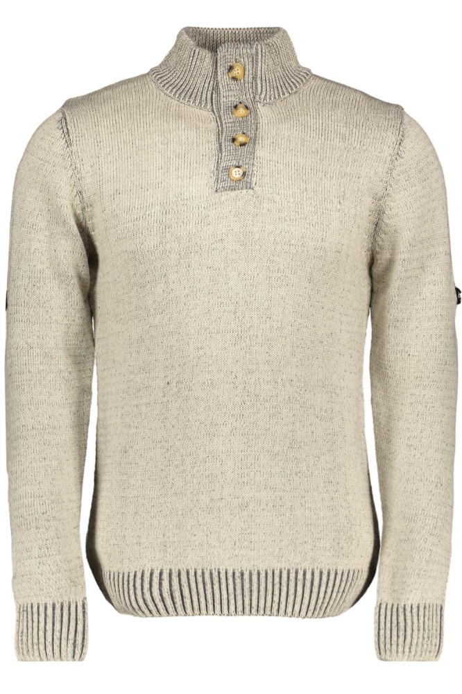 Ballin zand heren trui | Vooraanzicht