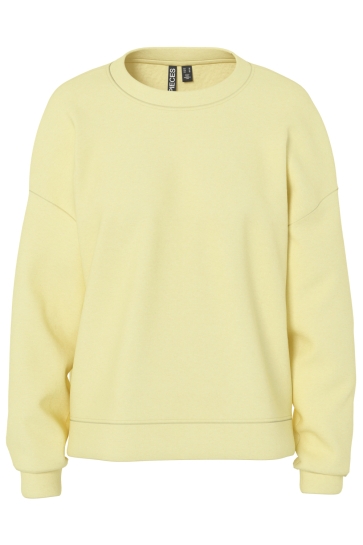 Pieces Trui PCCHILLI LS LOOSE SWEAT NOOS BC 17156302 FRENCH VANILLA