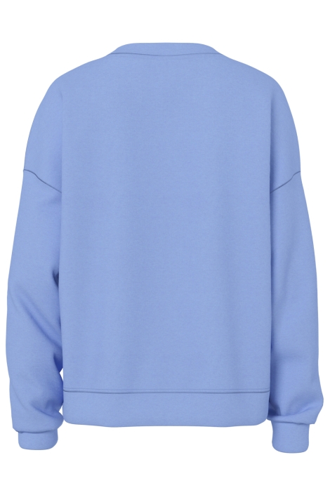 Pieces blauwe dames sweater | Achteraanzicht