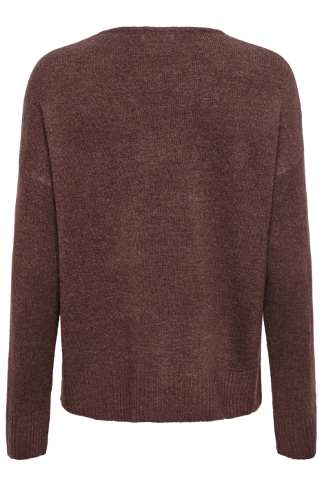 Jacqueline de Yong bruine dames trui | Achteraanzicht