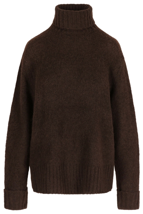 LolaLiza bruine dames trui | Vooraanzicht