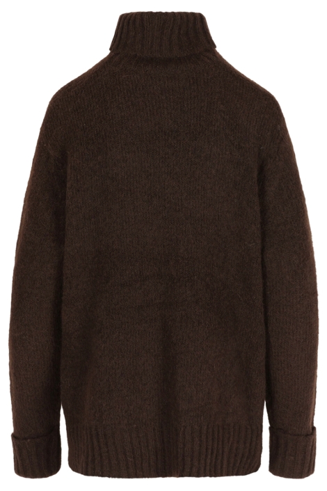 LolaLiza bruine dames trui | Achteraanzicht