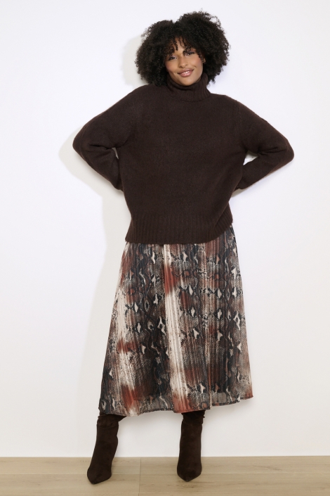 LolaLiza bruine dames trui | Model