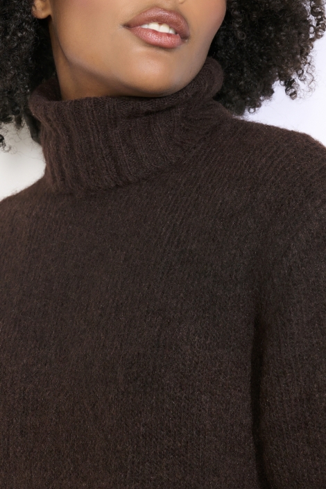 LolaLiza bruine dames trui | Close up