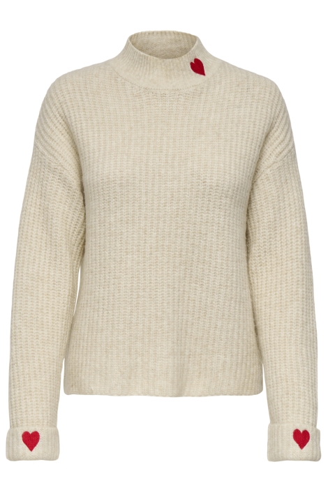Only beige dames trui | Vooraanzicht