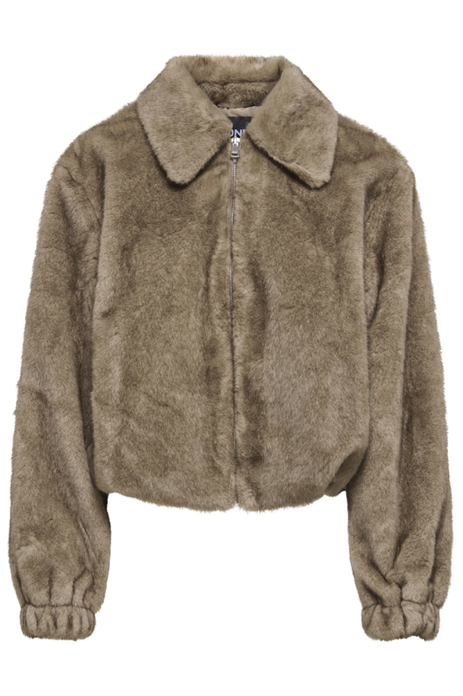 Only taupe dames jas | Vooraanzicht
