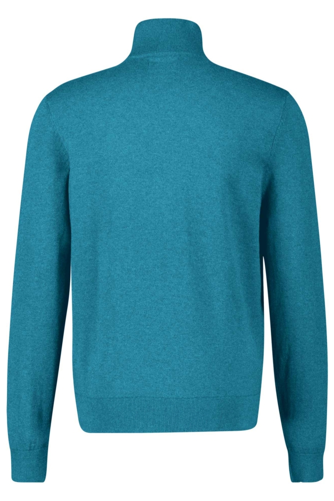 Lerros blauwe heren trui | Achteraanzicht
