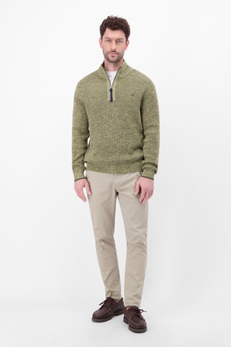 Lerros groene heren trui | Model