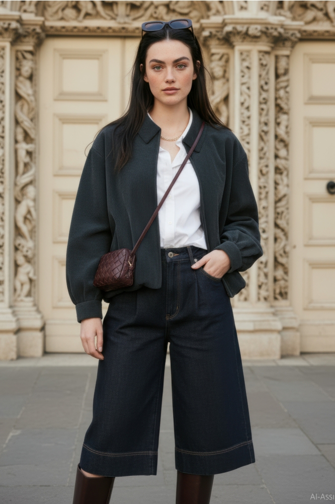 Hypedrop grijze dames jas | Sfeerbeeld, In situatie