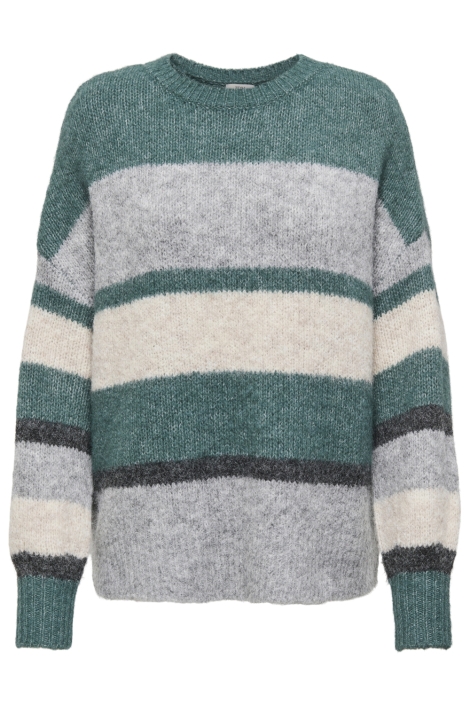 Jacqueline de Yong groene dames trui | Vooraanzicht