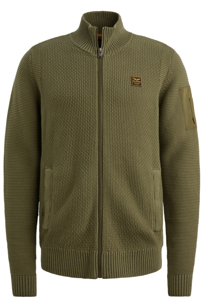 PME legend groene heren vest | Vooraanzicht