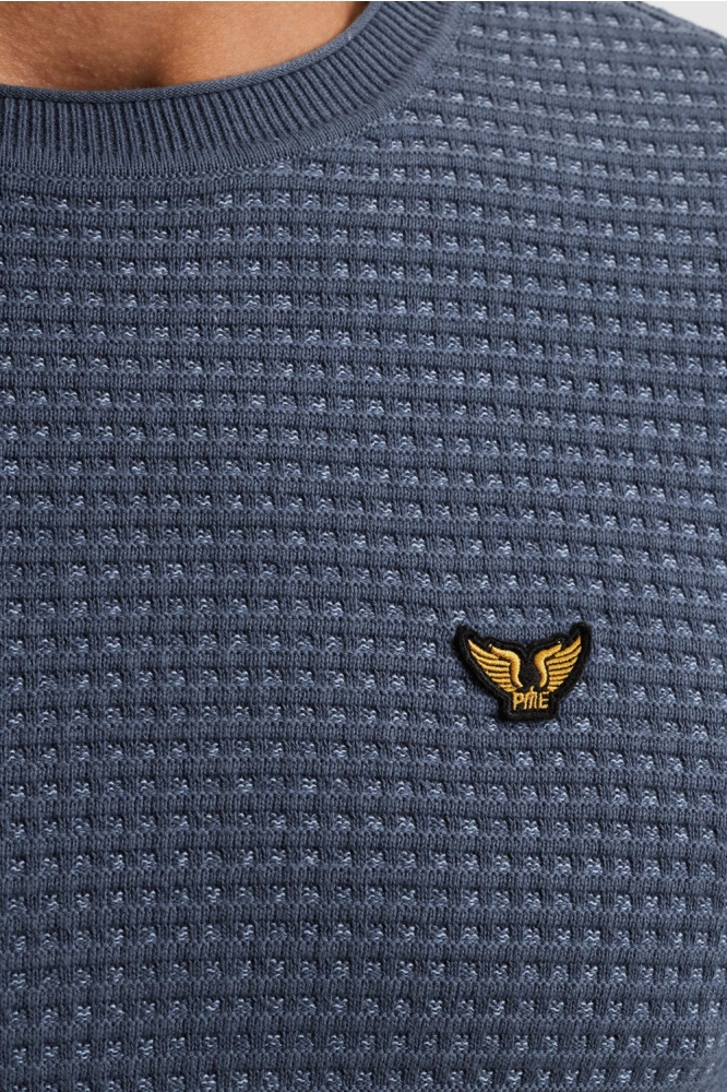 PME legend blauwe heren trui | Kleurstaal