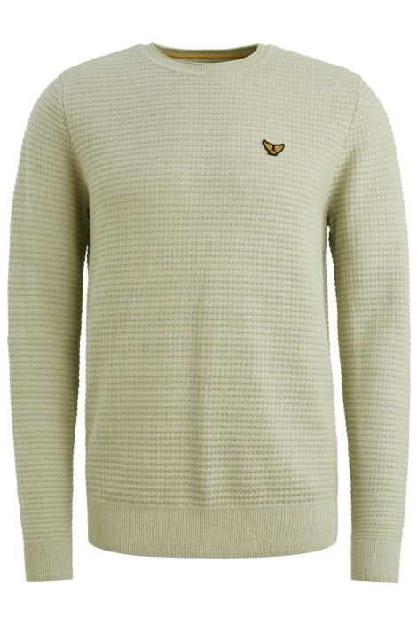 PME legend groene heren trui | Vooraanzicht