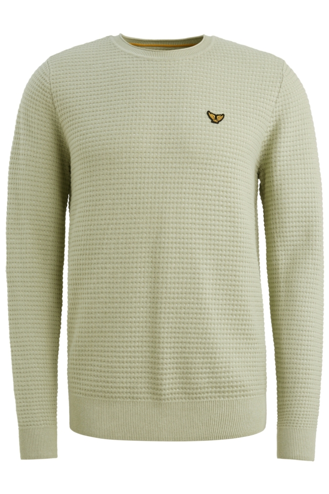 PME legend groene heren trui | Vooraanzicht