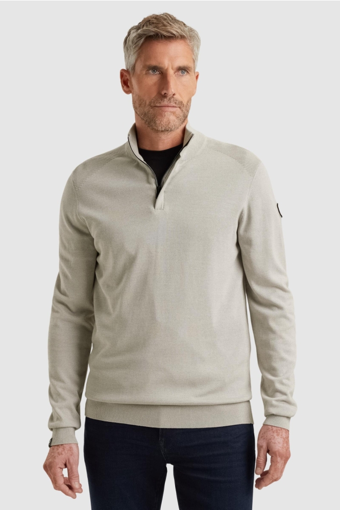 Vanguard grijze heren trui | Model vooraanzicht