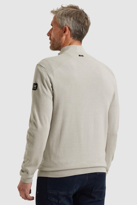 Vanguard grijze heren trui | Model achteraanzicht
